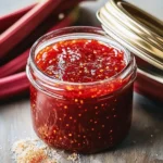 Slow Cooker Rhubarb Sweet Chili Jam
