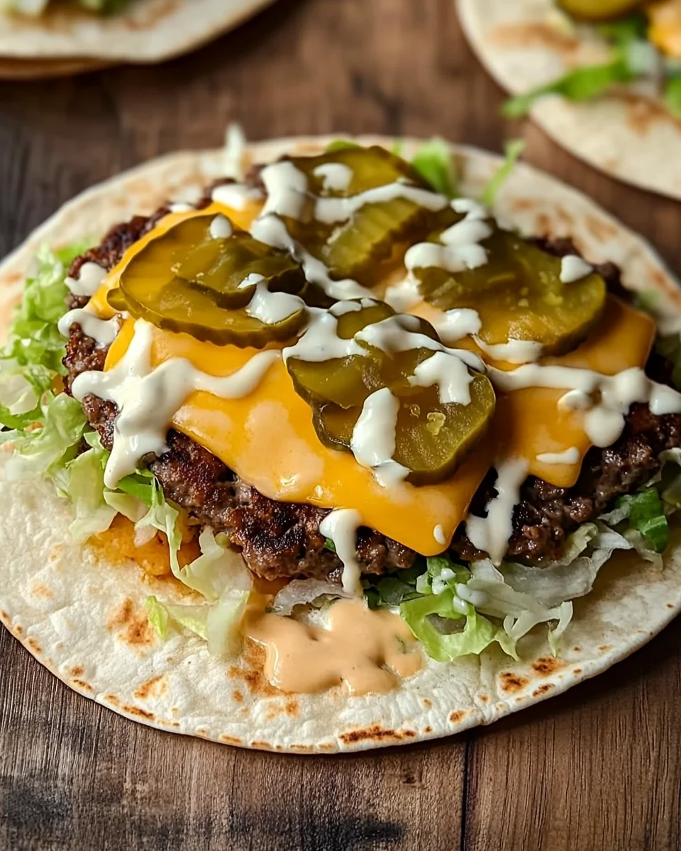 Smash Burger Tacos