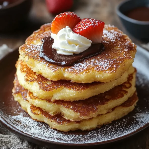 Spanish Churro-Inspired Pancakes