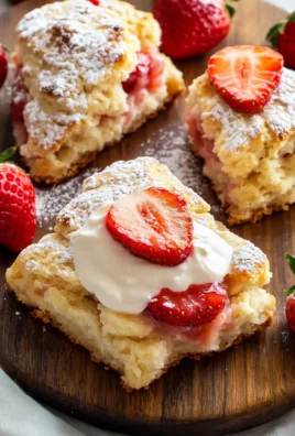 Strawberries and Cream Scones