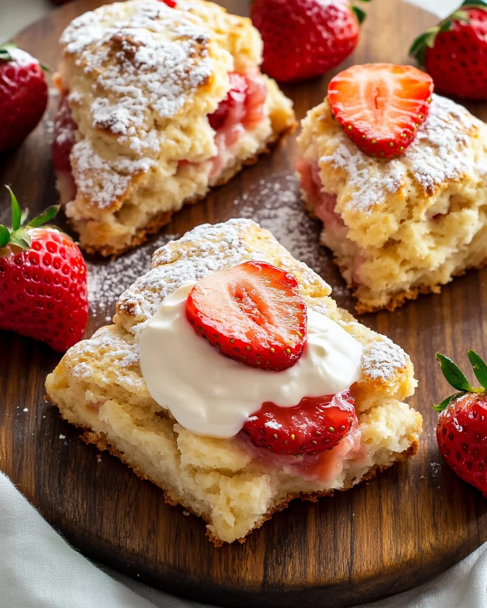 Homepage 3 Strawberries and Cream Scones