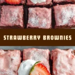 Strawberry Brownies 16 Pinterest Hidden Image
