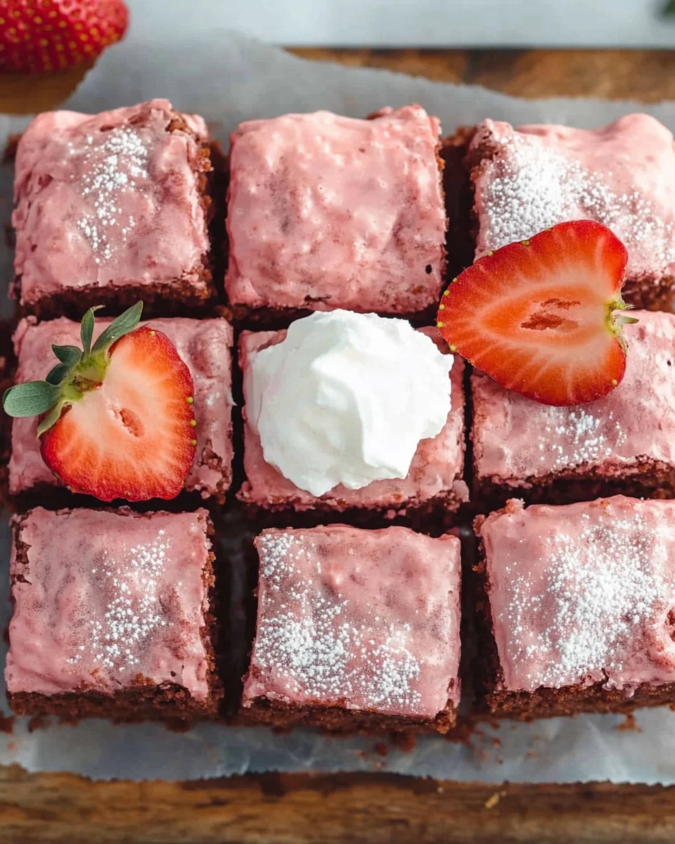 Strawberry Brownies