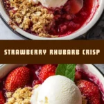 Strawberry Rhubarb Crisp 19 Pinterest Hidden Image