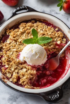 Strawberry Rhubarb Crisp