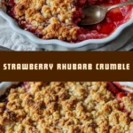 Strawberry Rhubarb Crumble 16 Pinterest Hidden Image