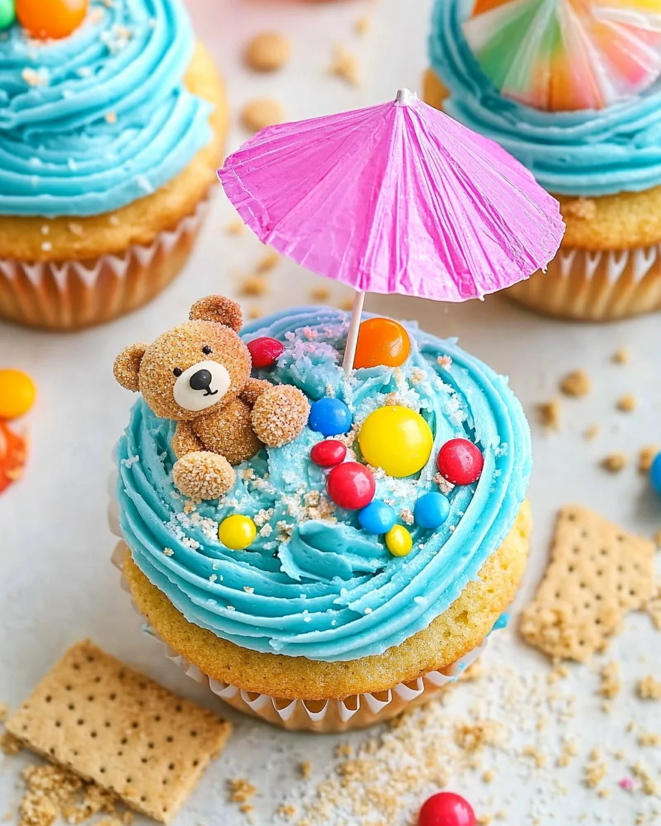 Summer Beach Party Cupcakes 17 Summer