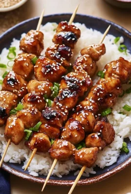 Teriyaki Chicken Skewers 25 Teriyaki Chicken Skewers