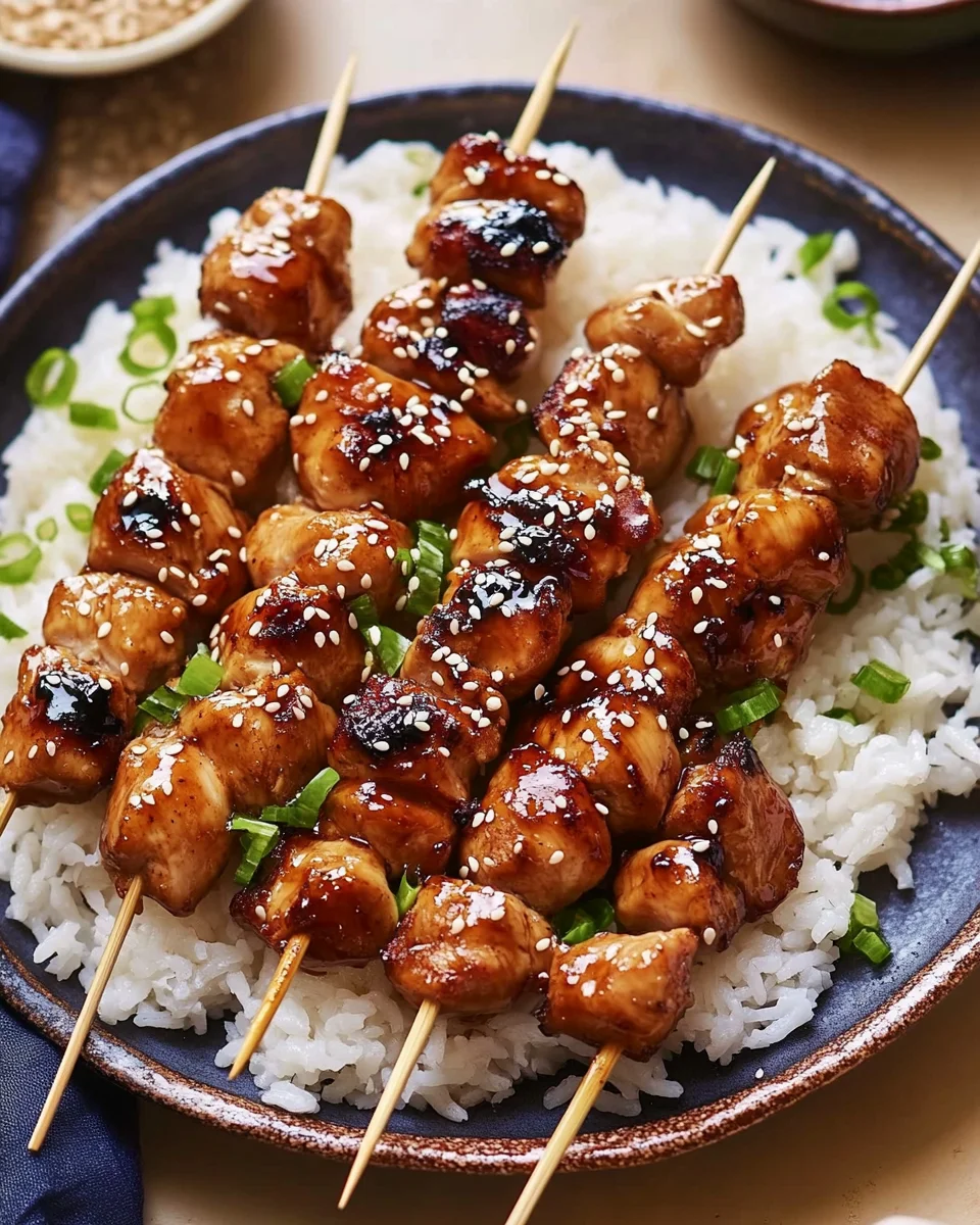 Teriyaki Chicken Skewers