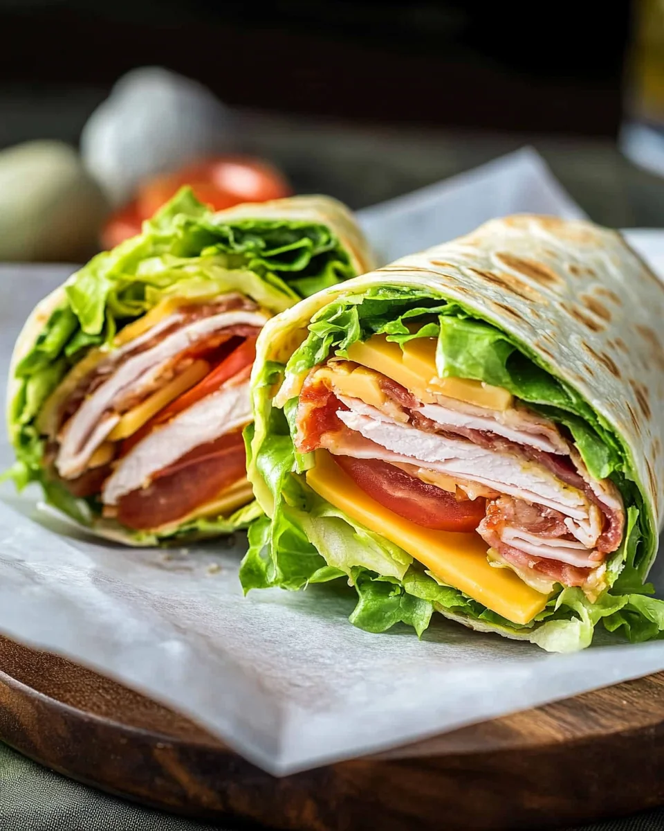 Turkey Club Wraps