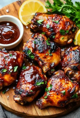 Two Ingredient Crispy Oven Baked BBQ Chicken