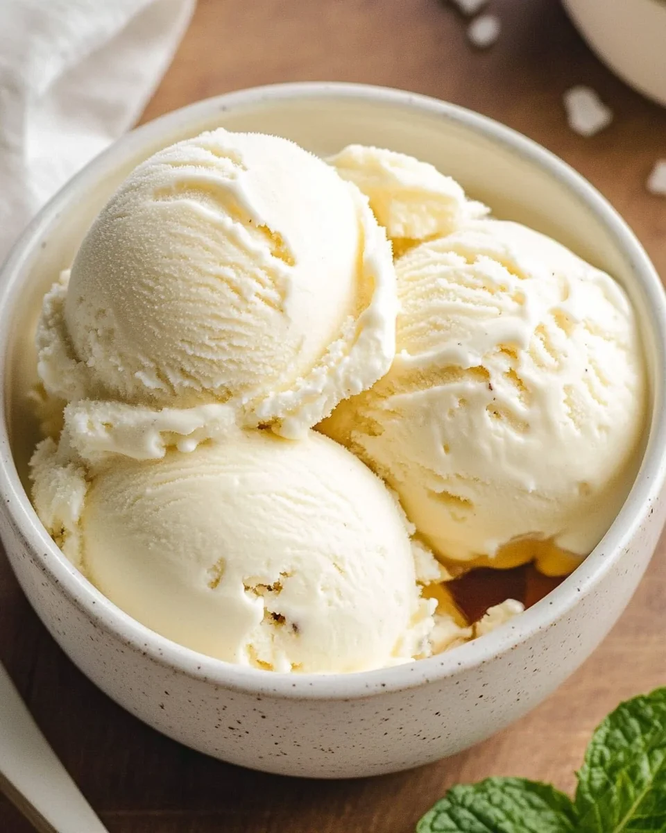 Vanilla Vegan Ice Cream 13 Vanilla
