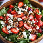 15-Minute Strawberry Spinach Salad