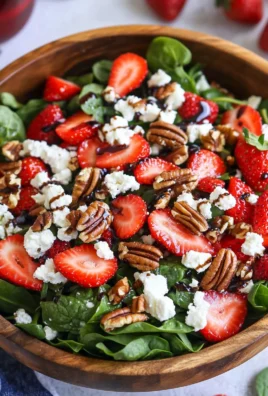 15-Minute Strawberry Spinach Salad