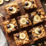 4 Ingredient Peanut Butter Banana Bars Recipe