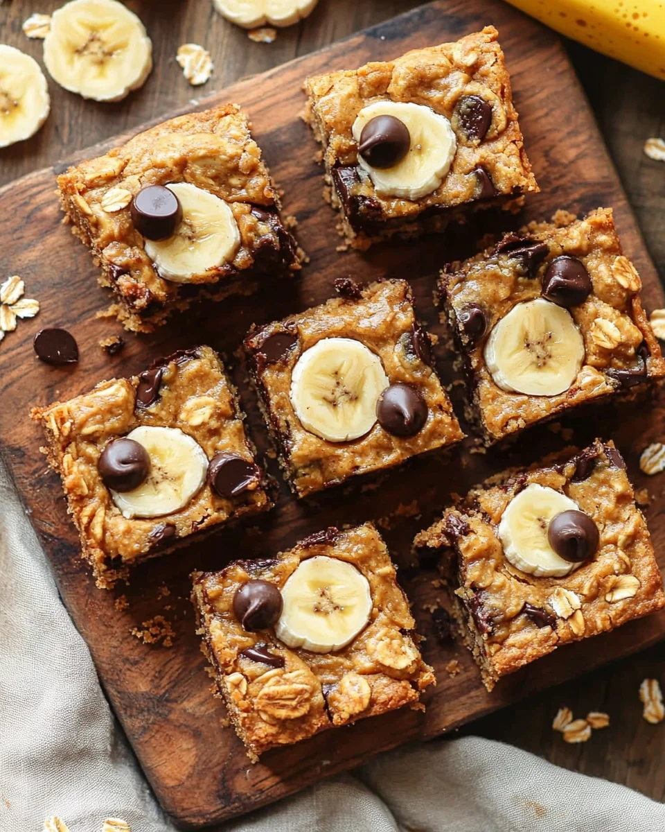 Homepage 18 4 Ingredient Peanut Butter Banana Bars Recipe
