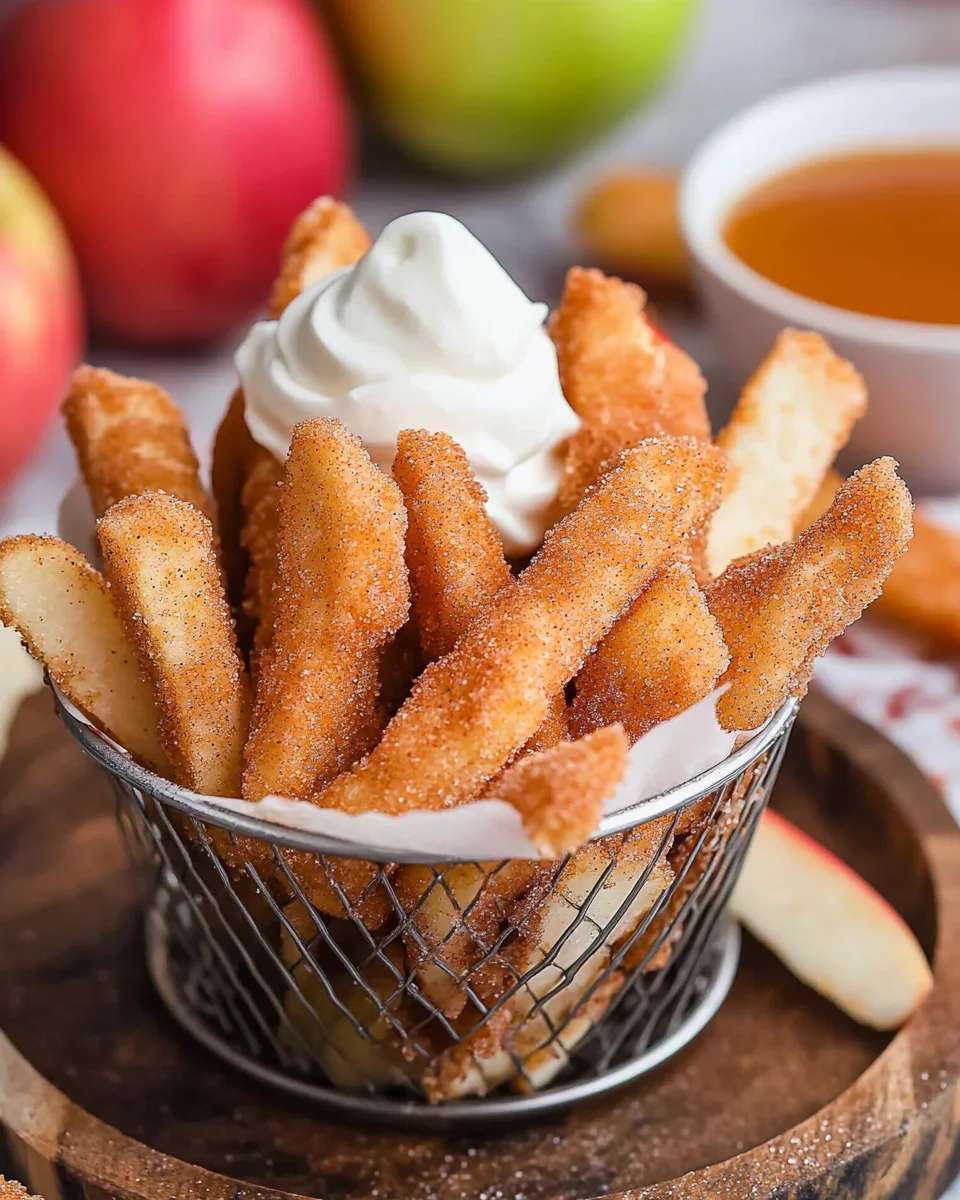 Air Fryer Apple Fries