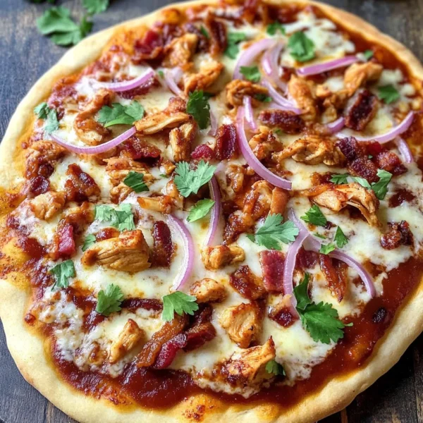 BBQ Chicken Bacon Pizza