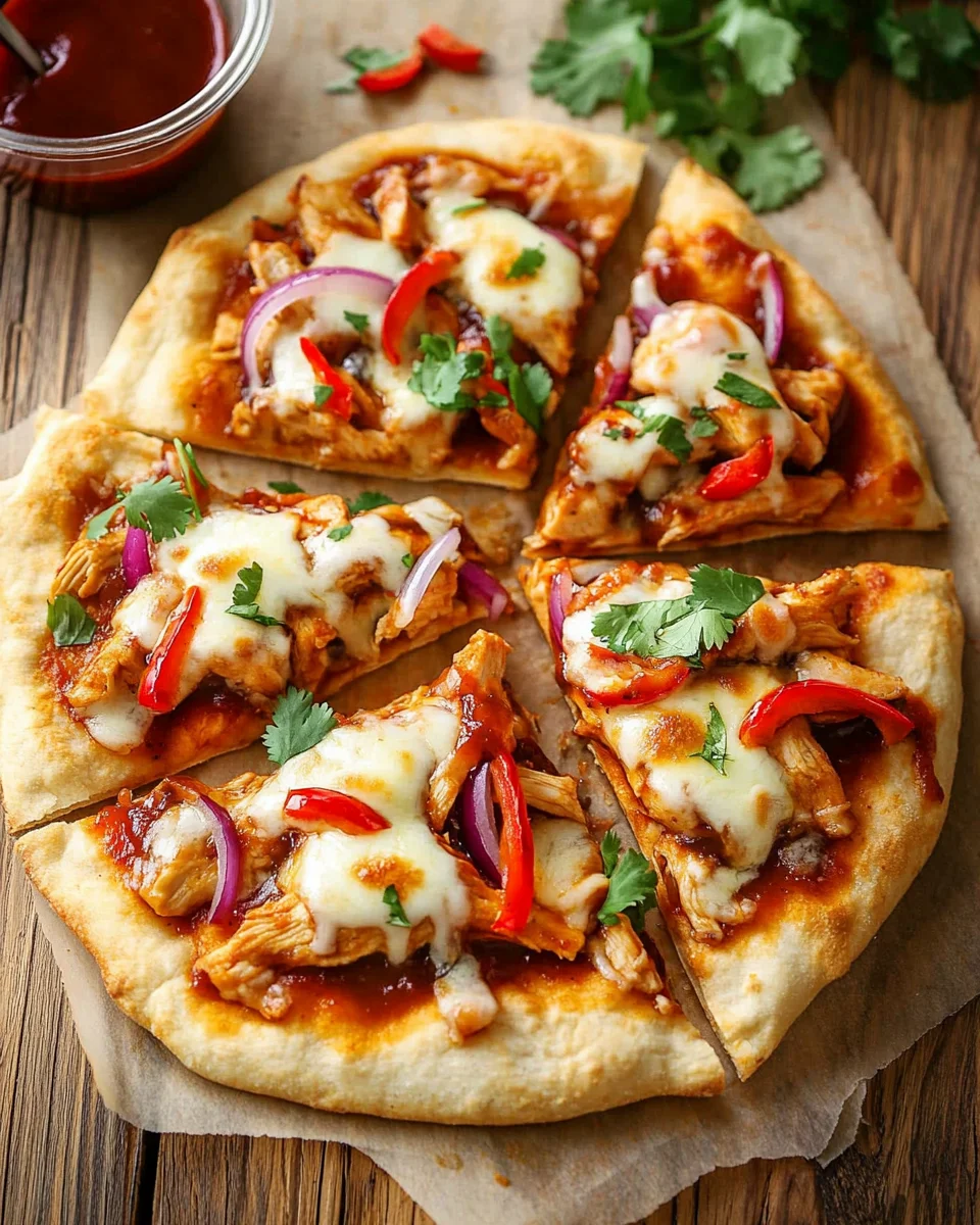 BBQ Chicken Flatbread 18 BBQ