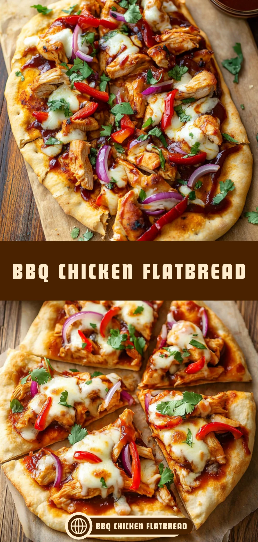BBQ Chicken Flatbread 17 Pinterest Hidden Image