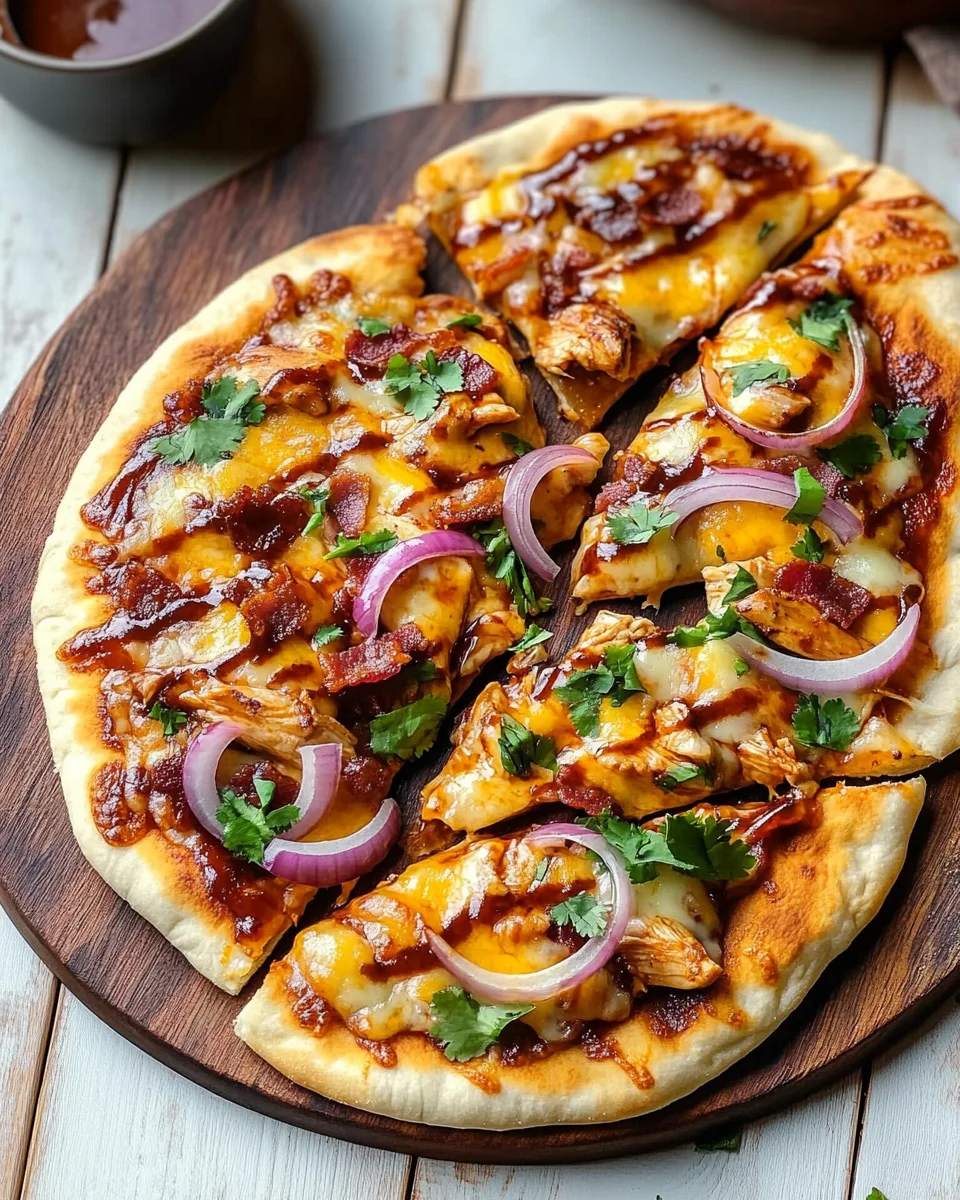 Homepage 8 BBQ Chicken Naan Pizzas