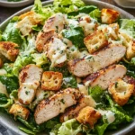 Best Chicken Caesar Salad with Homemade Croutons