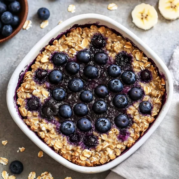 Blueberry Baked Oatmeal