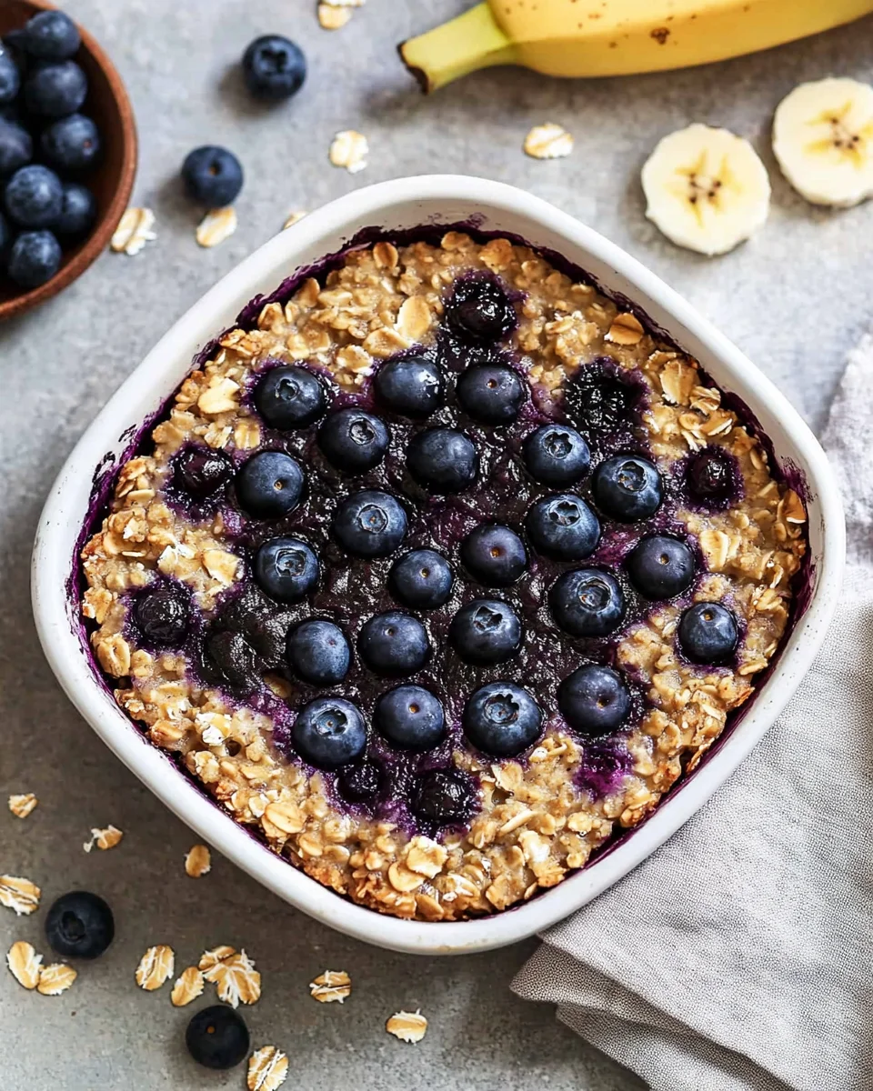 Blueberry Baked Oatmeal