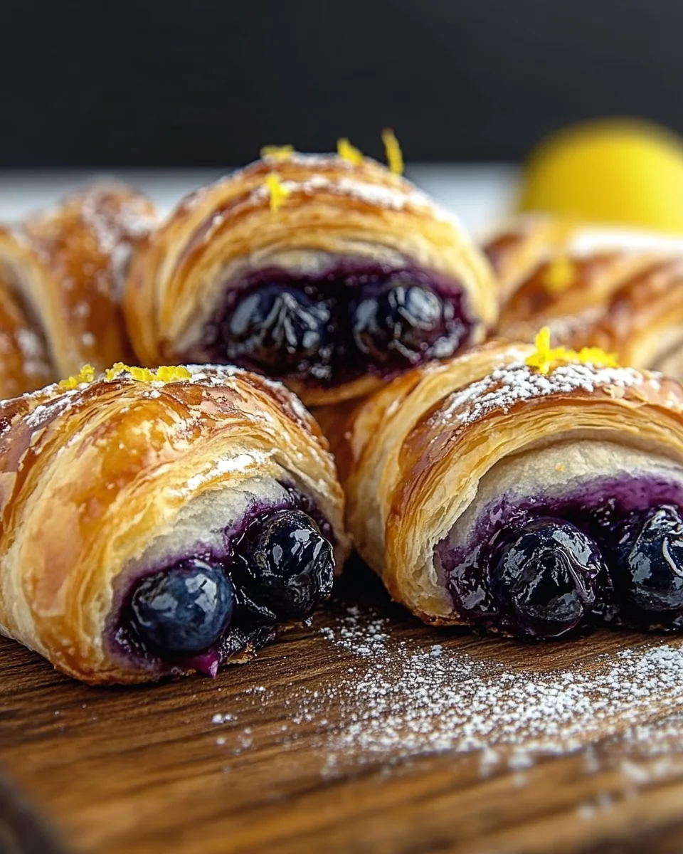 Blueberry Cream Cheese Puff Pastry