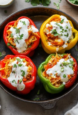 Buffalo Chicken Stuffed Peppers (Dairy-Free & Low Carb) 20 Buffalo Chicken Stuffed Peppers (Dairy-Free & Low Carb)