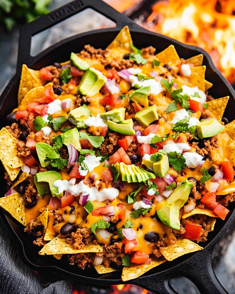 Campfire Grilled Nachos 21 Campfire