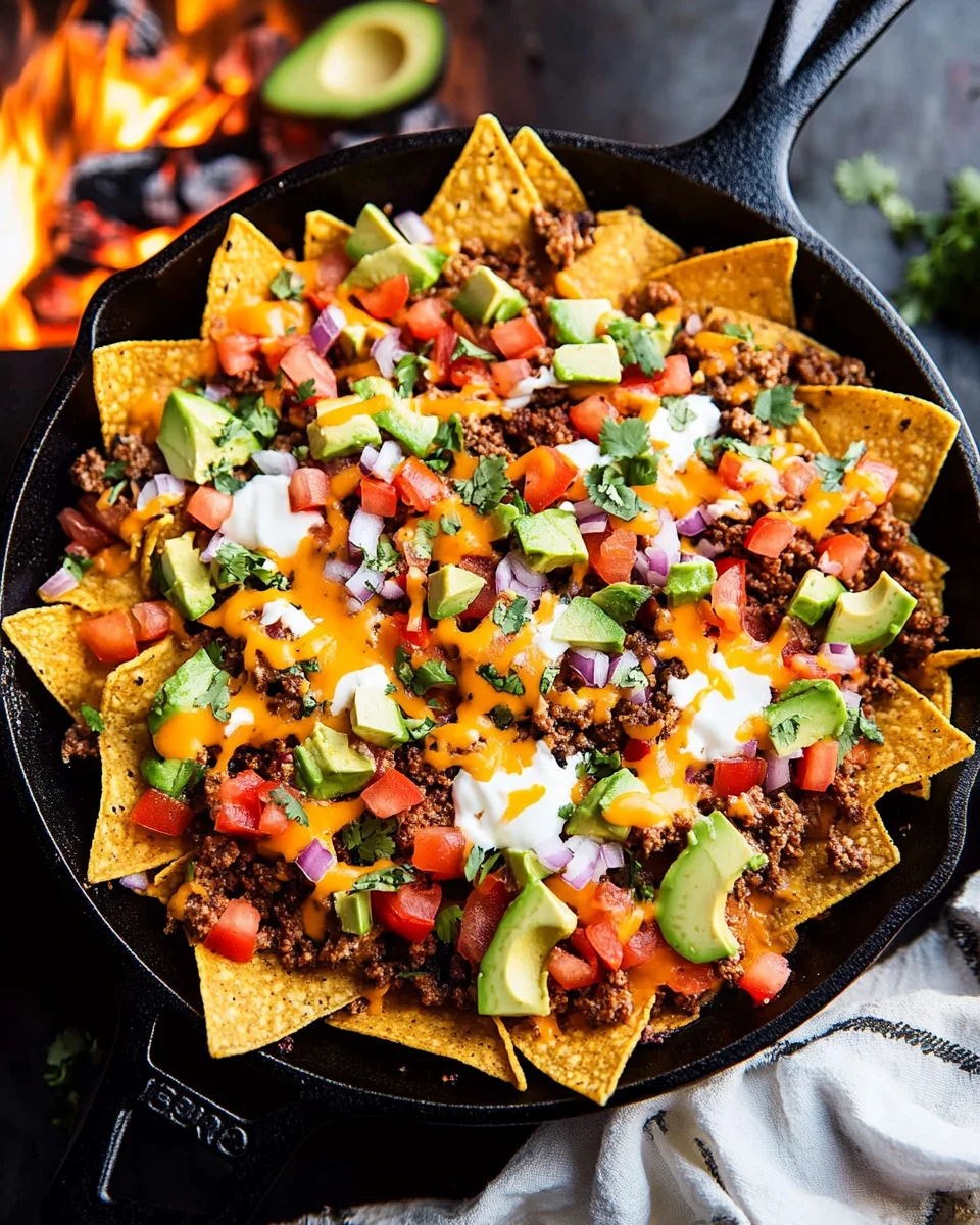 Campfire Grilled Nachos 23 Campfire Grilled Nachos