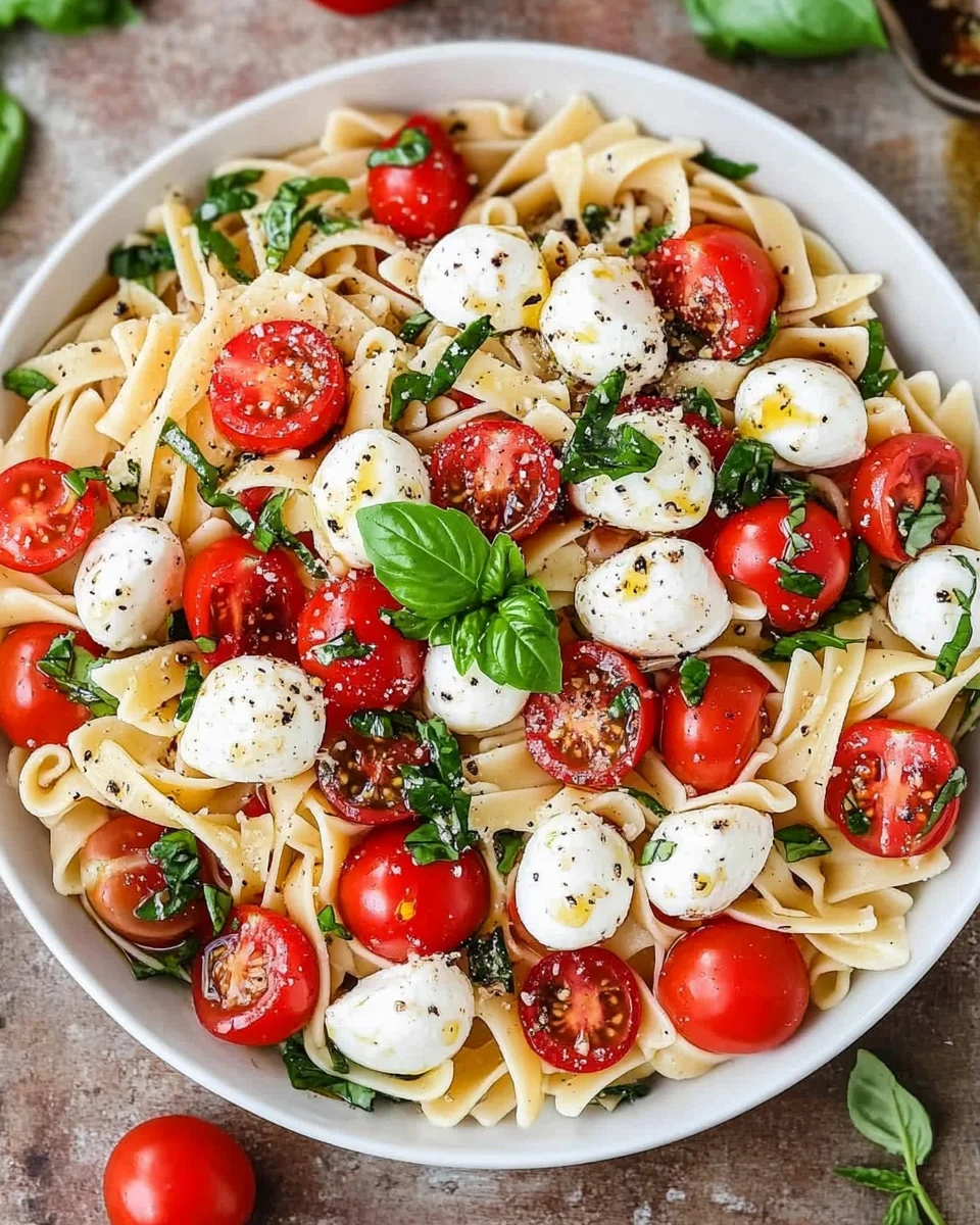 Caprese Pasta Salad Recipe 19 Caprese
