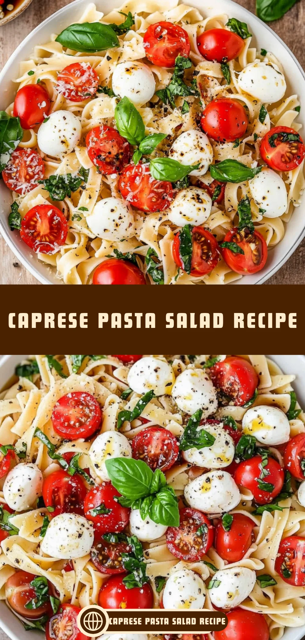 Caprese Pasta Salad Recipe 18 Pinterest Hidden Image