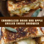 Caramelized Onion and Apple Grilled Cheese Sandwich 17 Pinterest Hidden Image