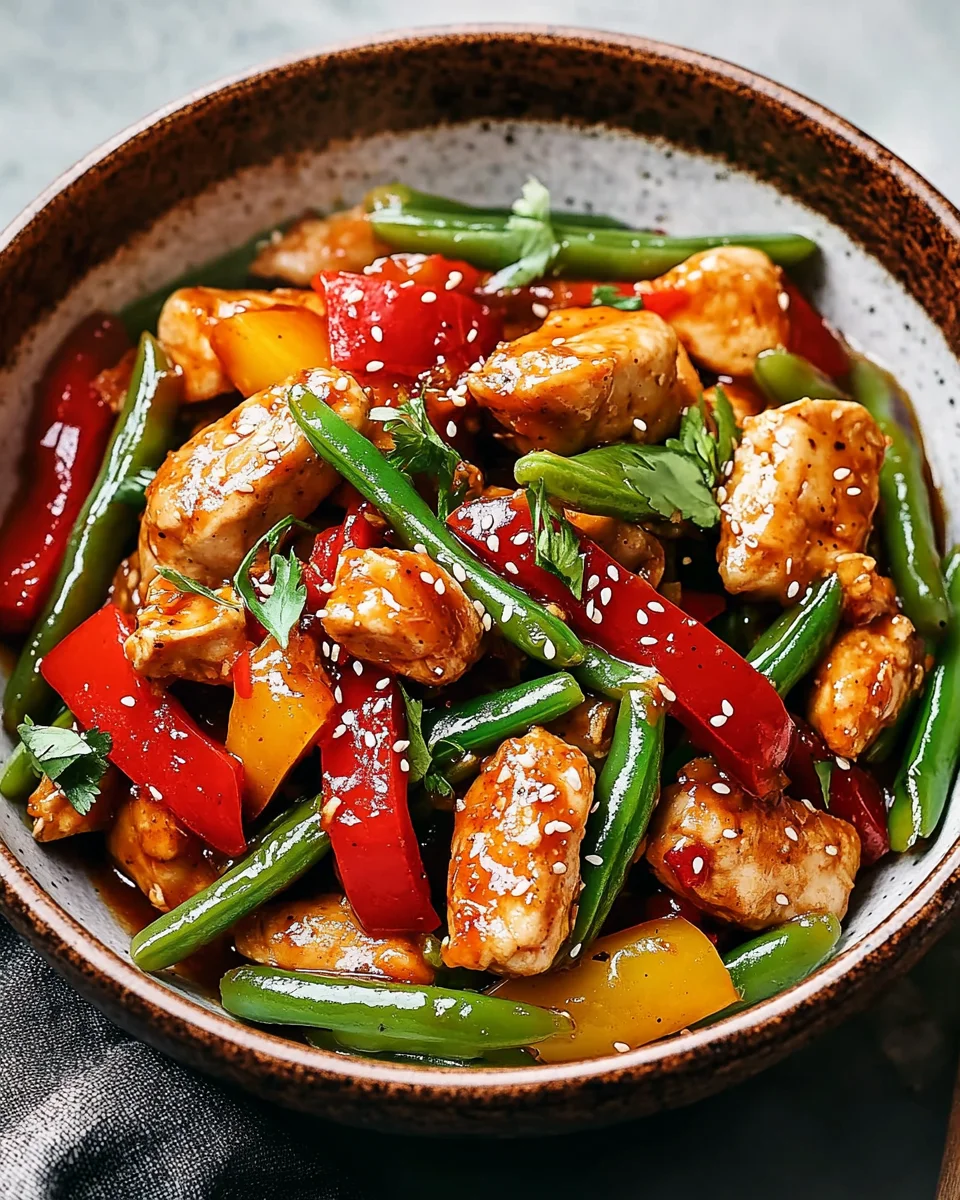 Chicken and Green Bean Stir Fry 19 Chicken and Green Bean Stir Fry