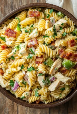 Chicken Bacon Ranch Pasta Salad 27 Chicken Bacon Ranch Pasta Salad