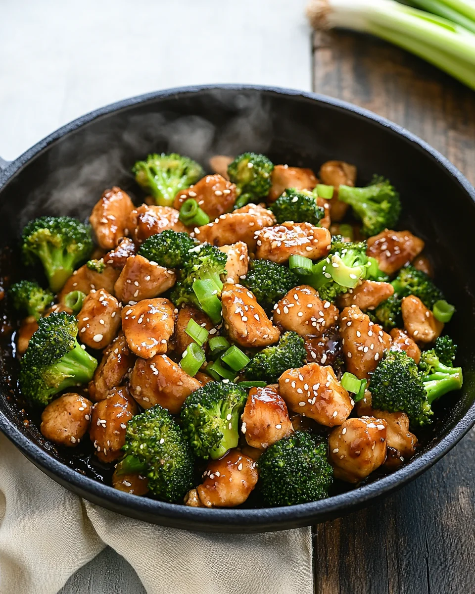 Chinese Chicken and Broccoli