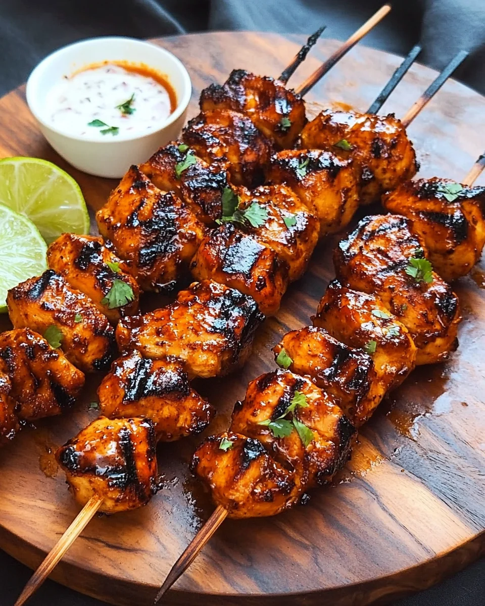 Homepage 8 Chipotle Honey Chicken Skewers