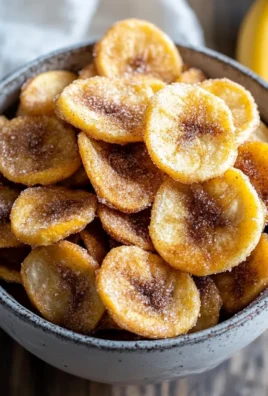 Cinnamon Sugar Air Fryer Banana Chips