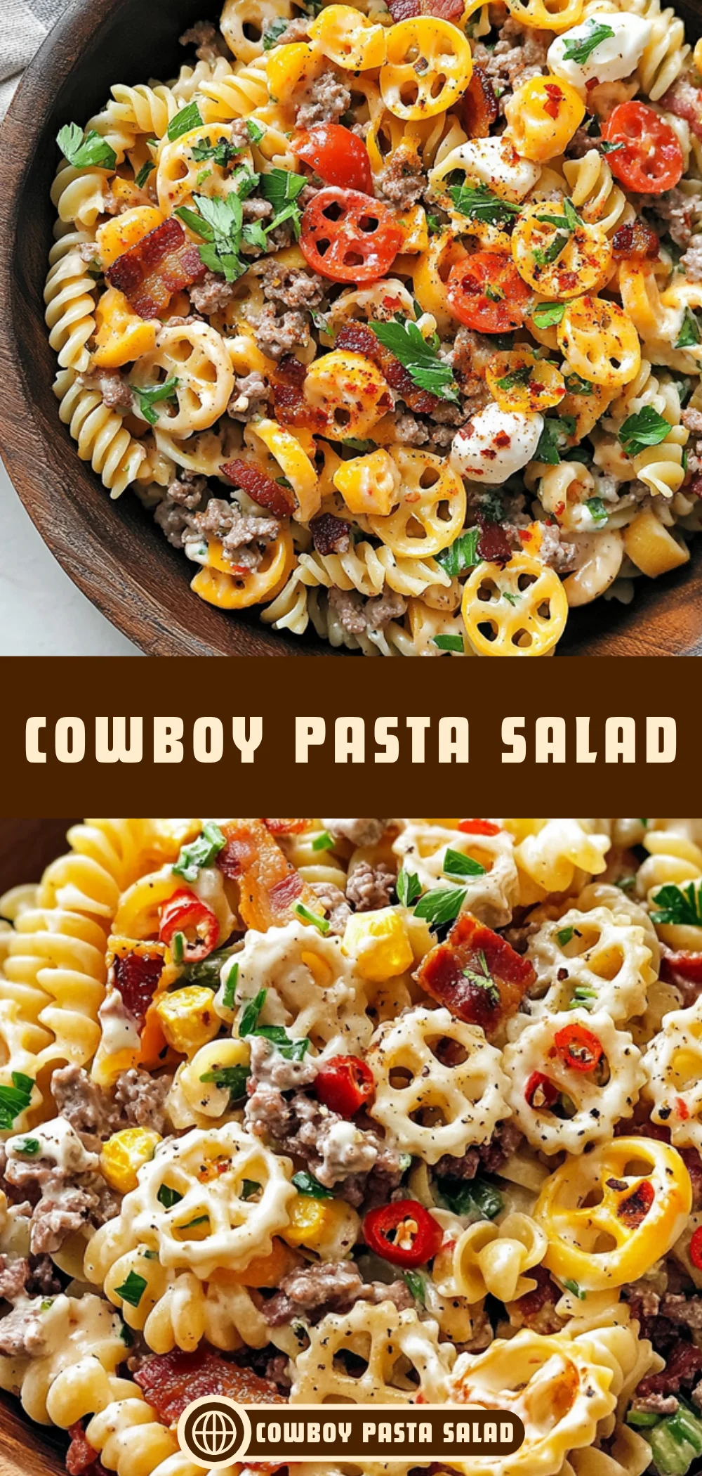 Cowboy Pasta Salad 19 Pinterest Hidden Image