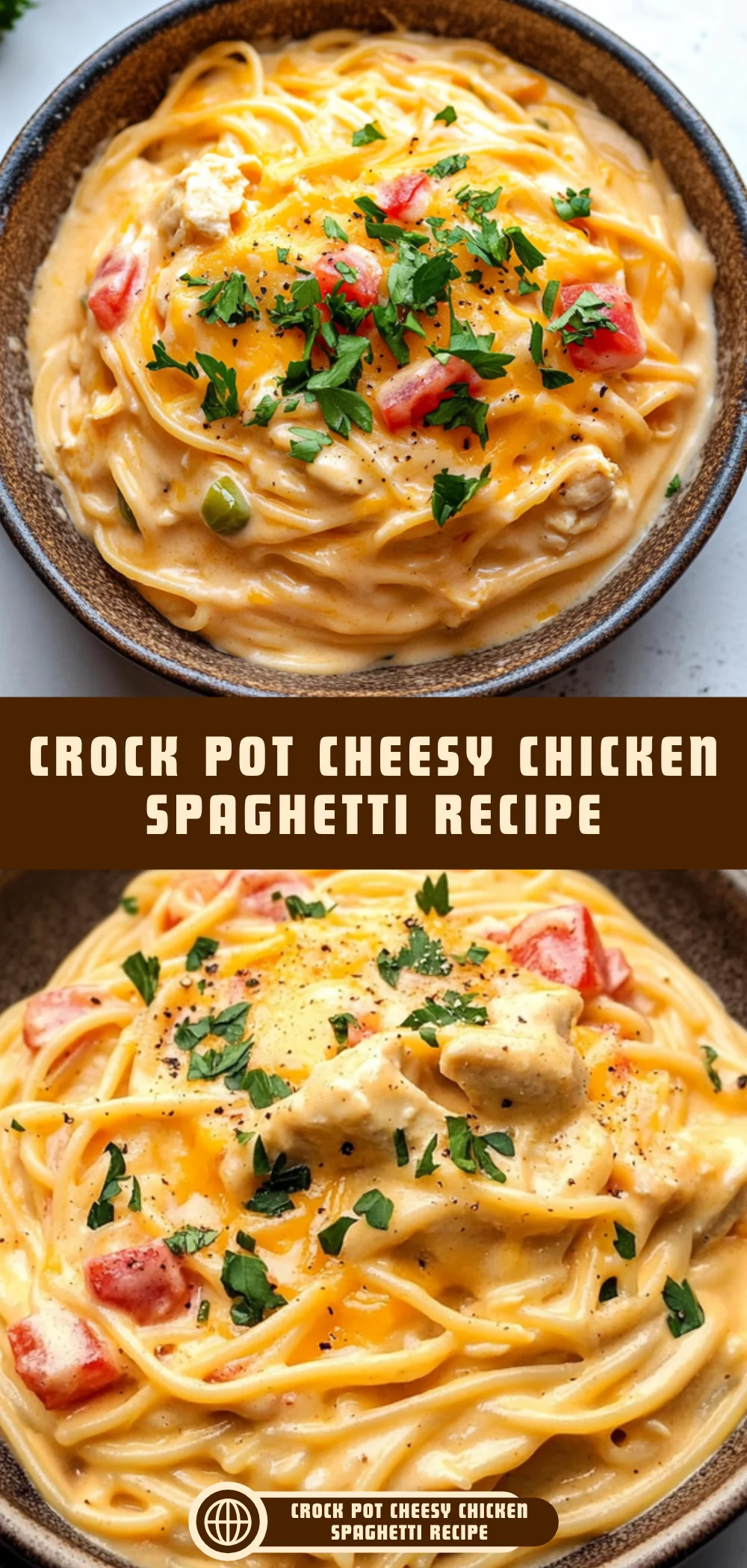 Crock Pot Cheesy Chicken Spaghetti Recipe 21 Pinterest Hidden Image