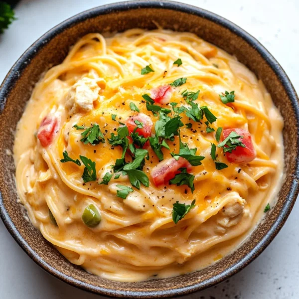 Crock Pot Cheesy Chicken Spaghetti Recipe