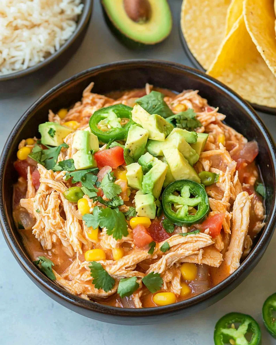 Crock Pot Fiesta Chicken