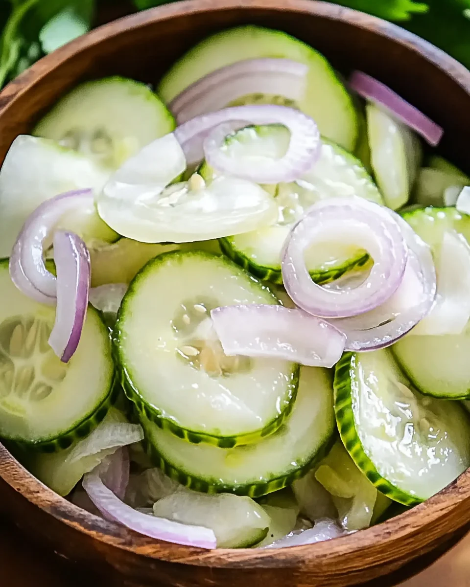 Cucumber Onion Salad Recipe 14 Cucumber