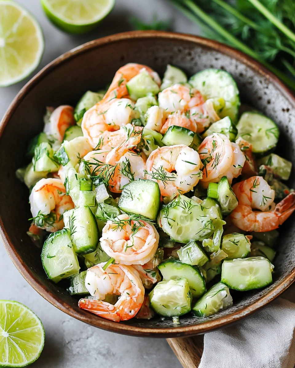 Cucumber Shrimp Salad 19 Cucumber