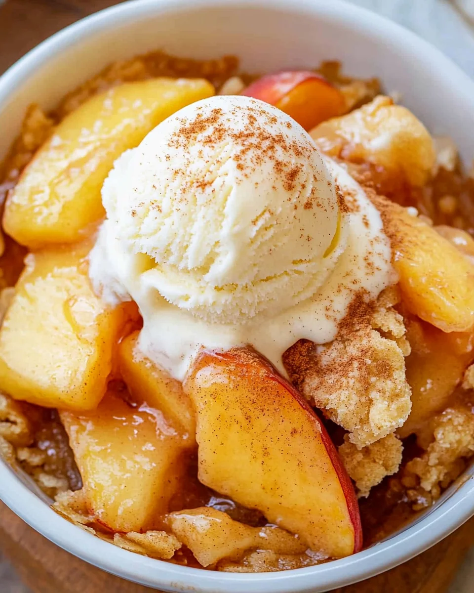 Easy Peach Cobbler 22 Easy