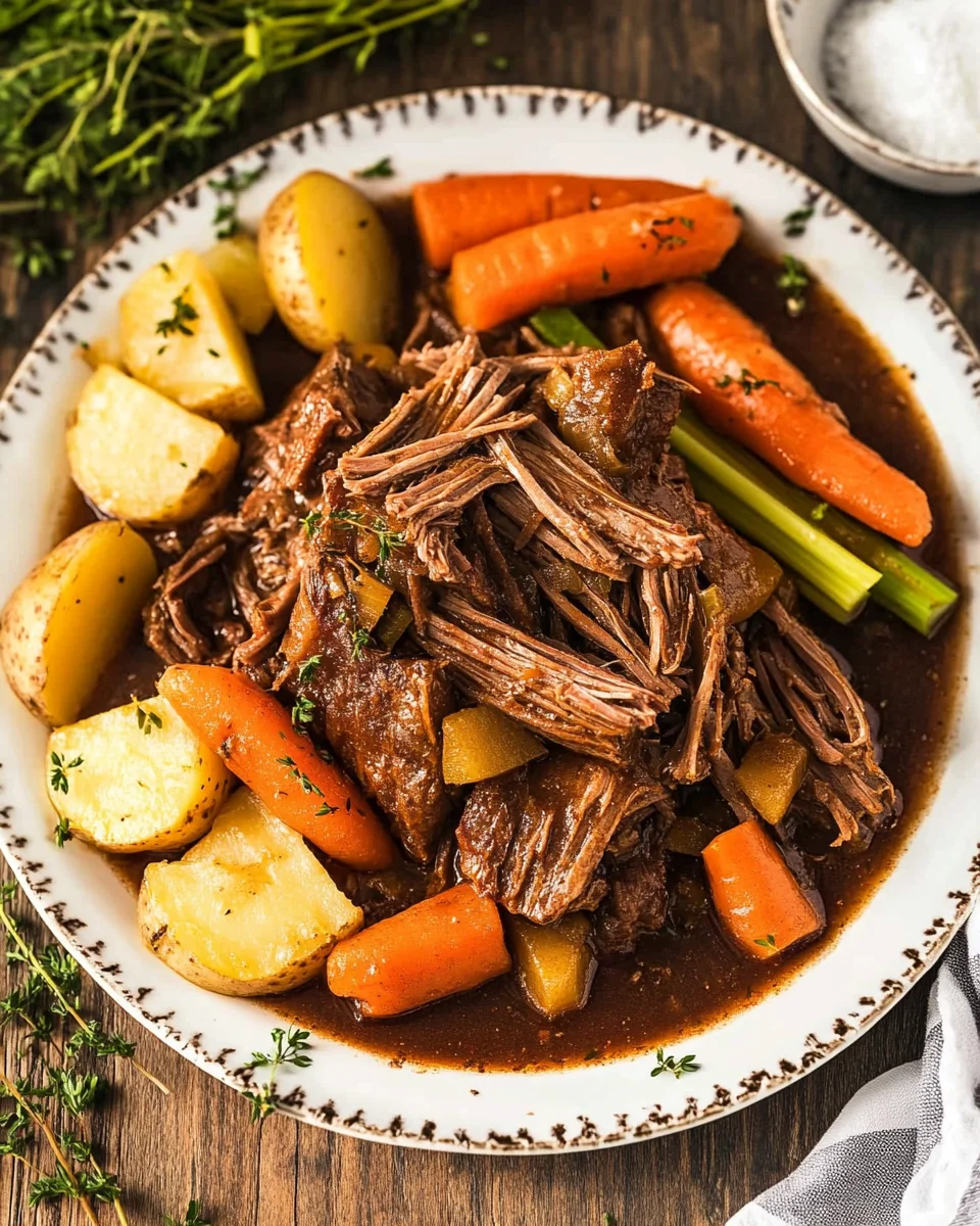 Easy Slow Cooker Pot Roast Recipe With Vegetables 15 Easy