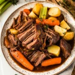 Easy Slow Cooker Pot Roast Recipe With Vegetables