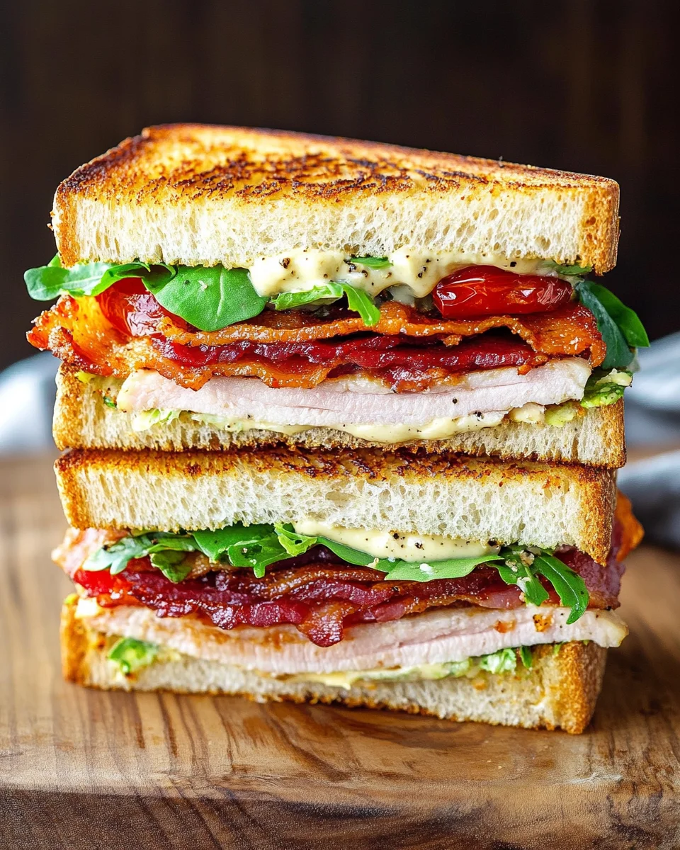 Easy Turkey Club Sandwich